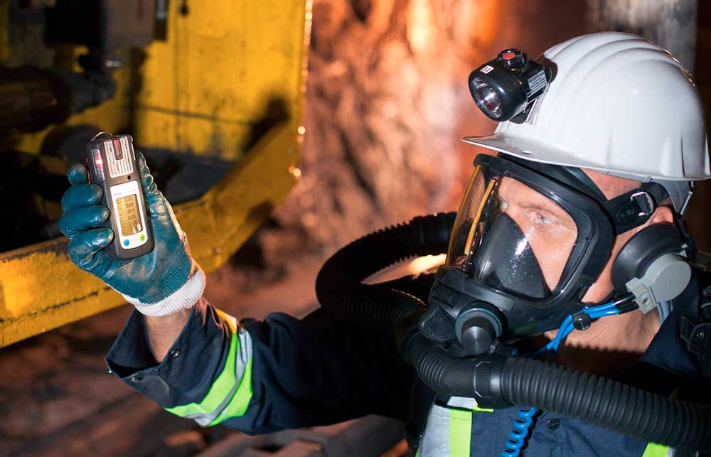 Mediciones de Gases (O₂), (LEL), (CO), (H2S)
